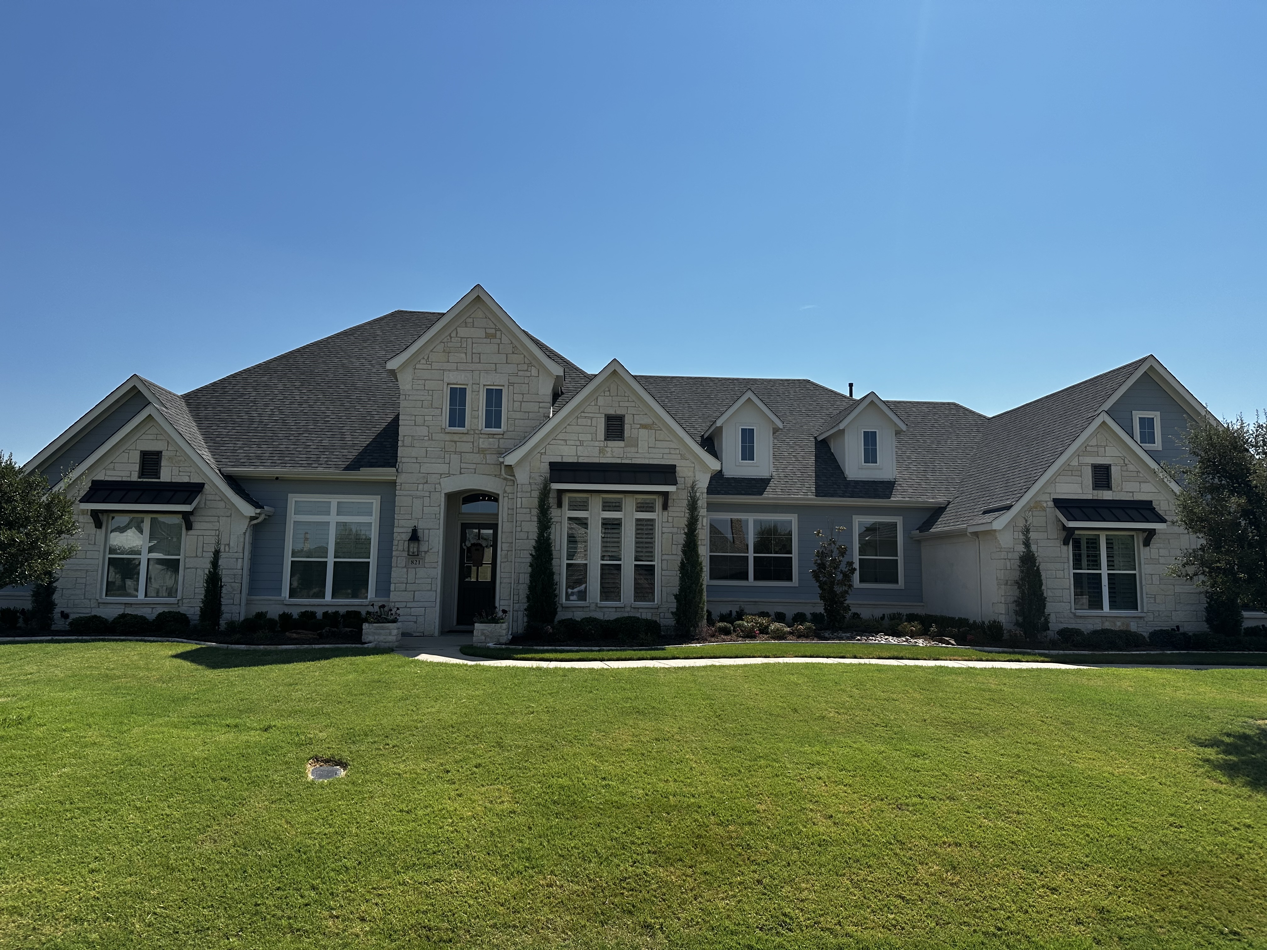 Clean home front windows