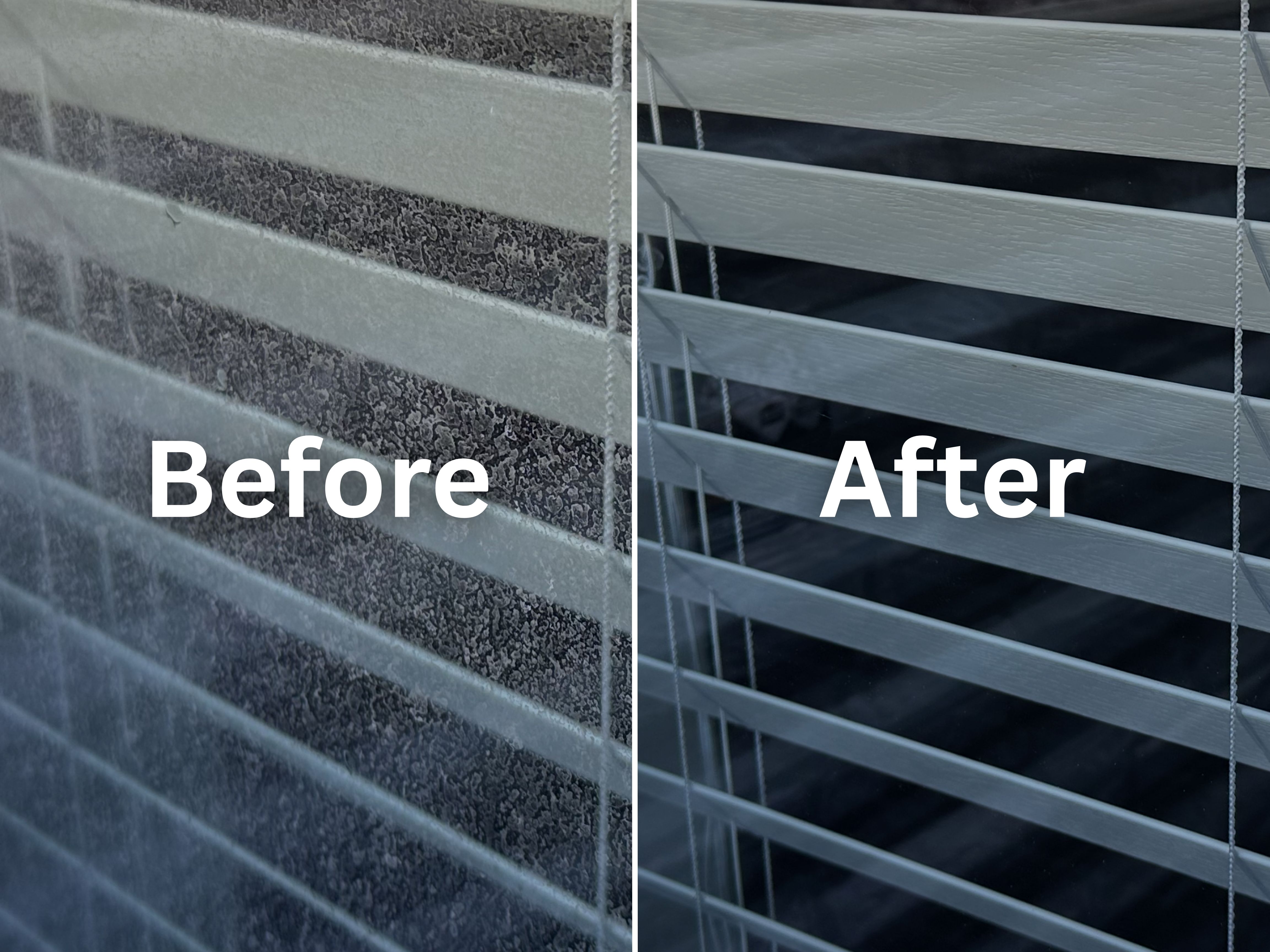 Before After window cleaning