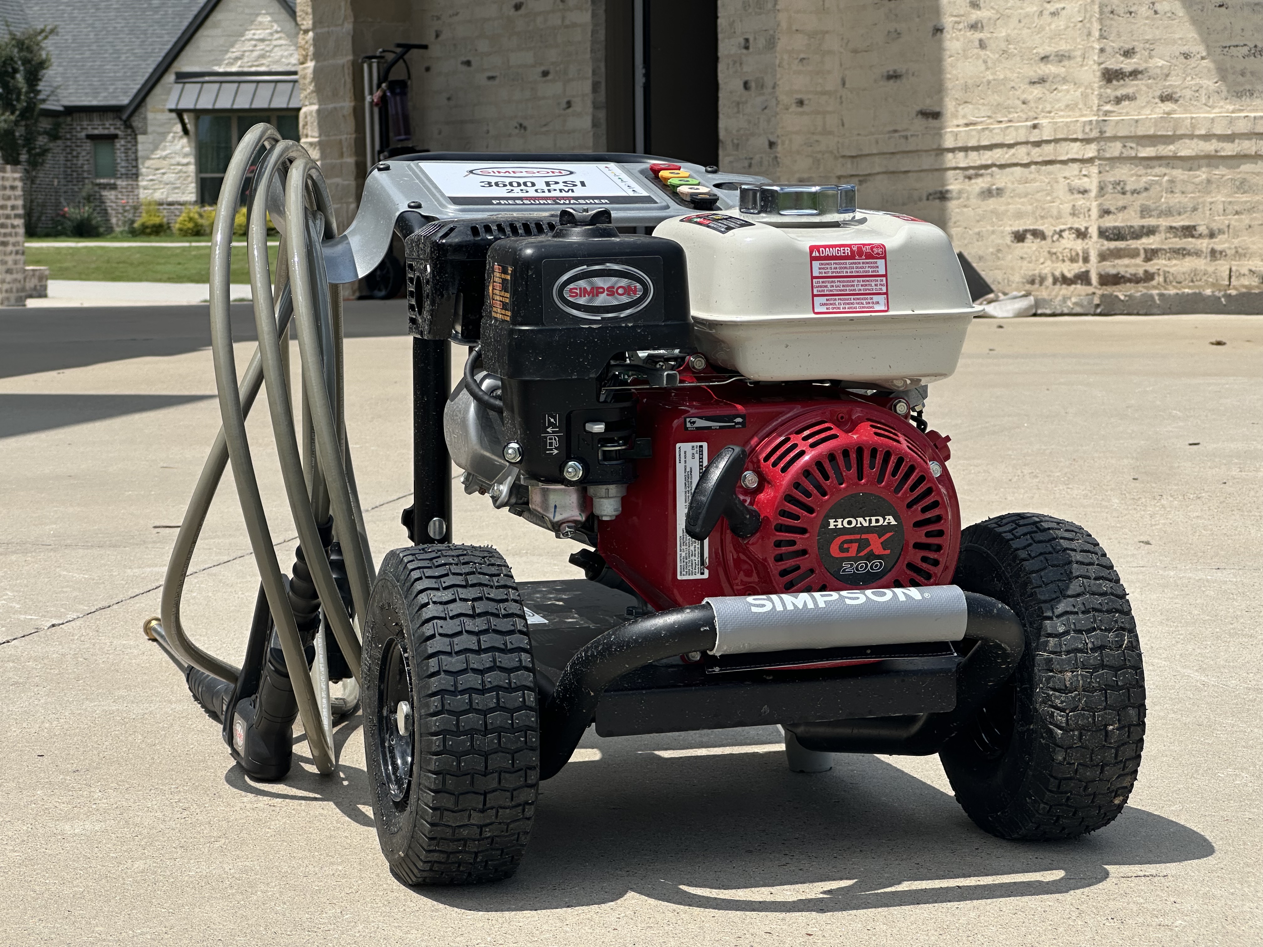 Professional pressure washer
