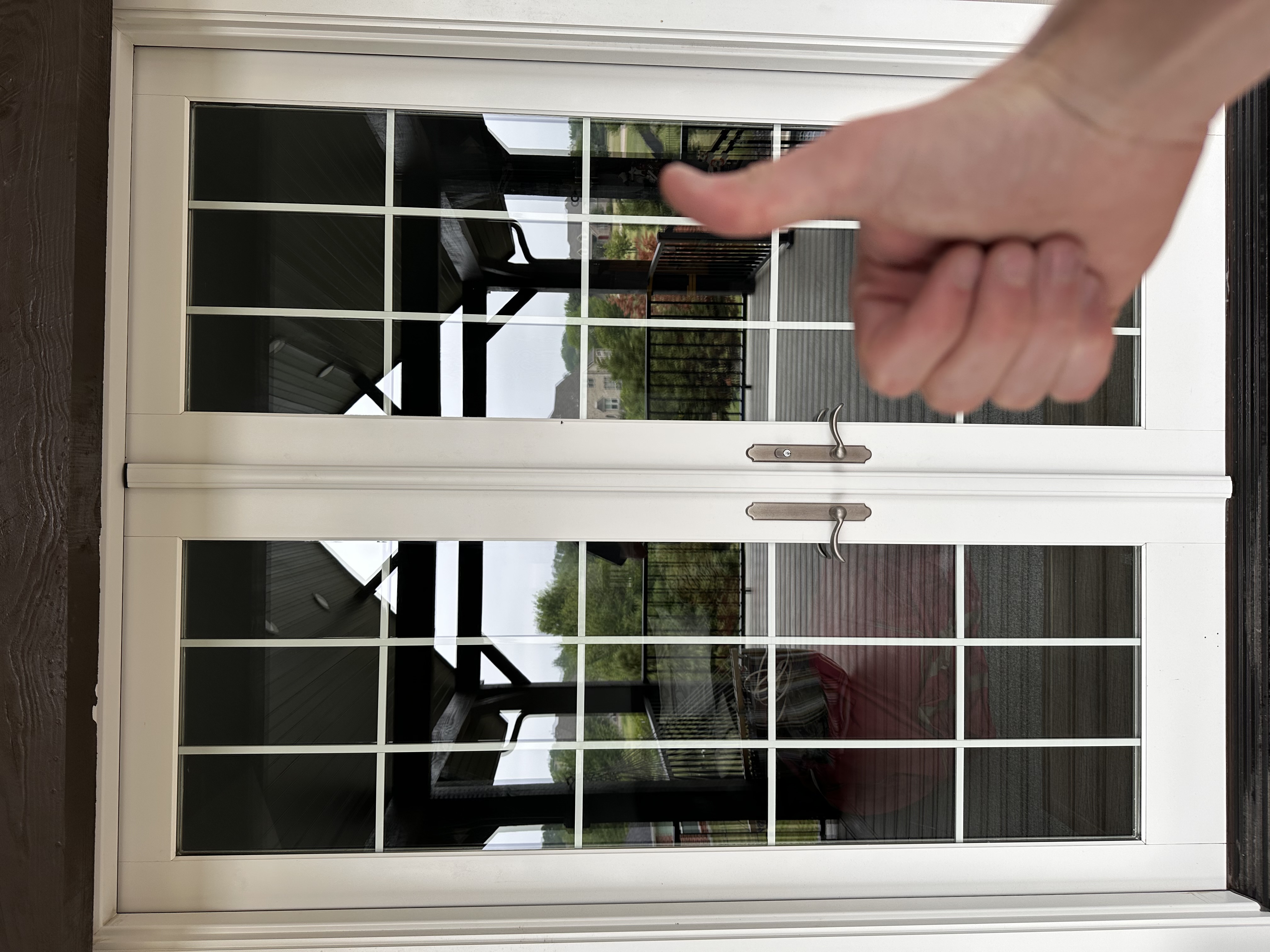 Shiny clean doors