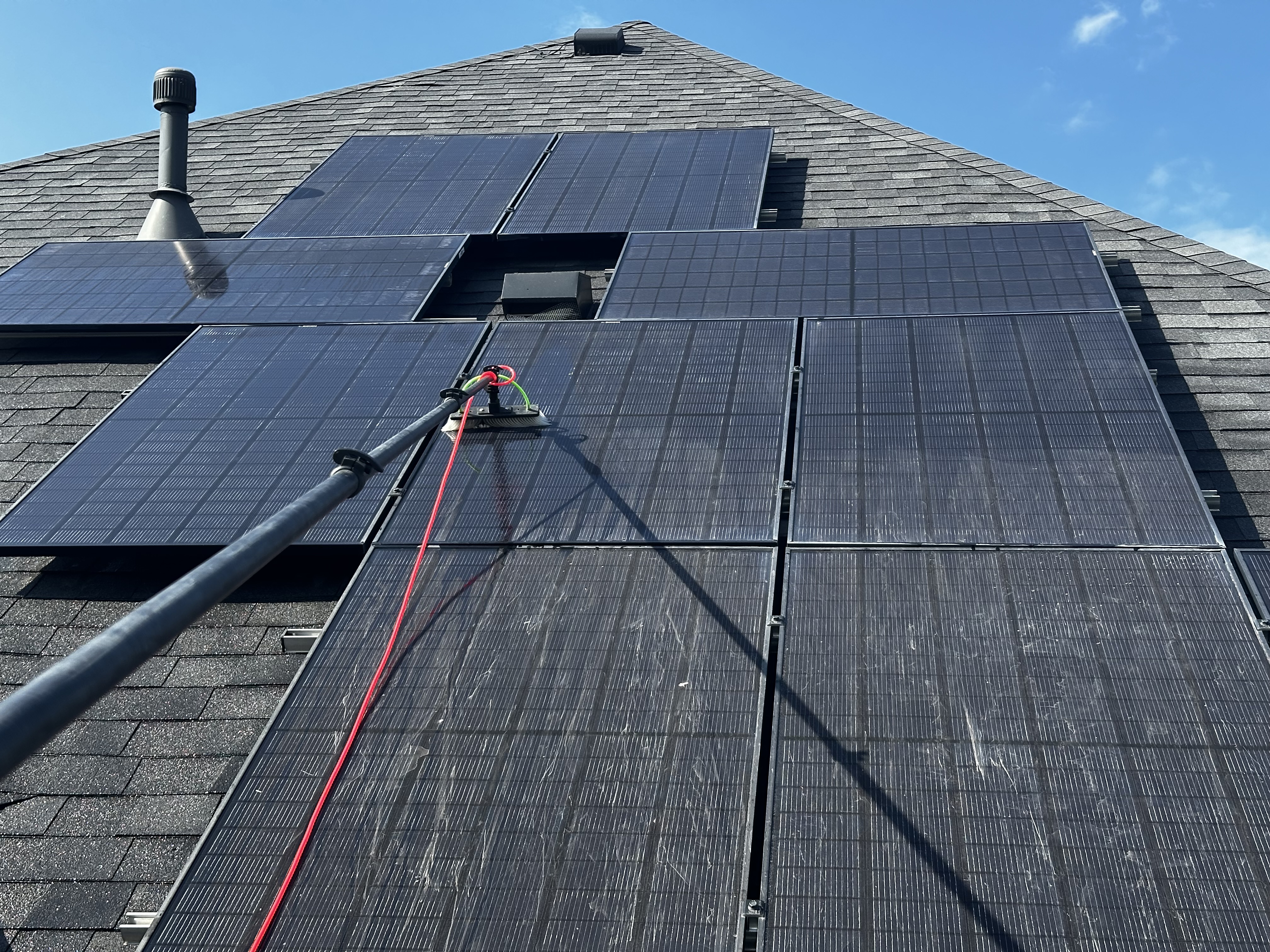 solar panel cleaning